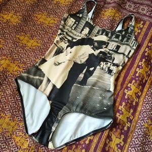 The Kiss 2.0 Sailor Nurse Sepia Swim Blackmilk